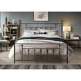 thumbnail image 2 of Home Design Melia Metal Platform Bed Gold King, 2 of 5