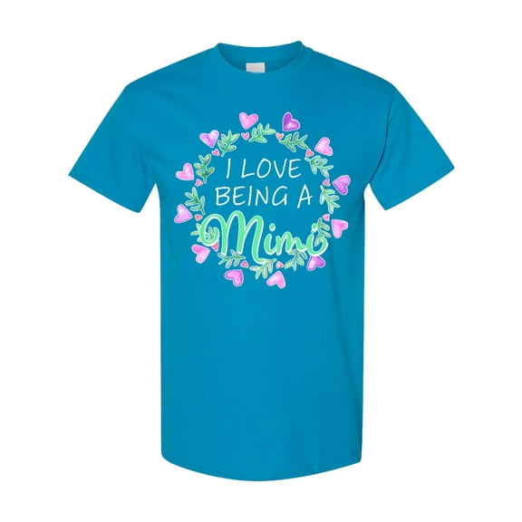 Inktastic I Love Being a Mimi Circle of Hearts T-Shirt
