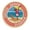 Pink Mojo, variant on Happy Hour! At Siesta Beach, Florida USA 3.5 Inch Iron Or Sew On Embroidered Fabric Badge Patch Ocean Beach, Salt Life Iconic Series