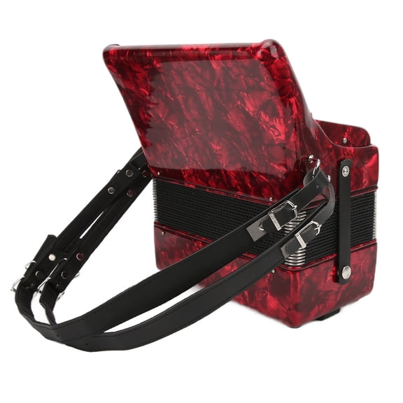 Accordions, Gift 8 Bass Accordion ABS Fine Workmanship Portable With Strap For Beginner For Playing