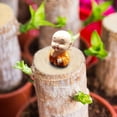 thumbnail image 5 of Adorno de maceta de resina para escritorio de Monje Basimu Kung | Divertida miniplanta decorativa para oficina con hojas realistas | Decoración zen para el hogar y la oficina | Bonita figura de, 5 of 5