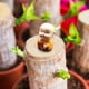 thumbnail image 5 of Adorno de maceta de resina para escritorio de Monje Basimu Kung | Divertida miniplanta decorativa para oficina con hojas realistas | Decoración zen para el hogar y la oficina | Bonita figura de, 5 of 5