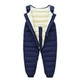 thumbnail image 6 of FYDUU Toddler Snow Pants Baby Winter Clothes Boy Girl Snowsuit Ski Overalls Lining Romper Jumpsuit Warm Down Puffer Overall Suspender Trousers 2-3 Years, 6 of 9