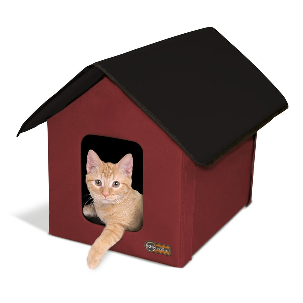 K&H Outdoor Cat House, Red