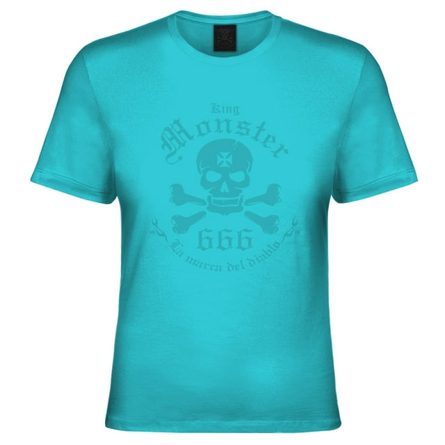 Playera Azul agua Niña logo