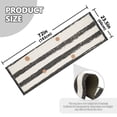 thumbnail image 5 of Yayeee Runner Rug for Bedroom 2'x6' Machine Washable Hallway Non Slip Mat, Black Stripes, 5 of 8