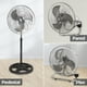 thumbnail image 4 of Ventilador 3 en 1 "18 Triple Función Piso Pie Pared Plata LámparaYa Artfan 23067-4 / 3 en 1 / Ventilador de Pie, 4 of 6