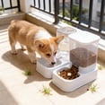thumbnail image 7 of Pet Bowls Dog Bowls Cat Bowls 2 in 1 Food and Water Bowl 15 Degree Tilted Neck Protection Non Slip Anti Tip Detachable Easy Clean for Cats Small Dogs Indoor by PALIFEUR, 7 of 7