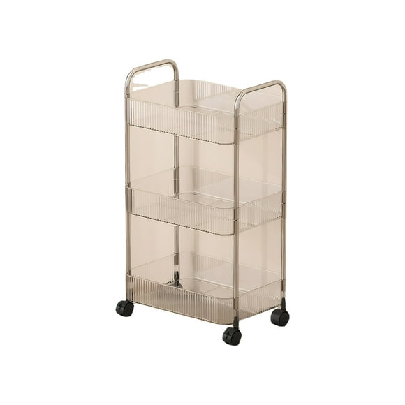 Toystoory Organizador de estante de almacenamiento antioxidante para productos de baño, carro rodante impermeable de varios niveles, Almacenamiento y organización del hogar