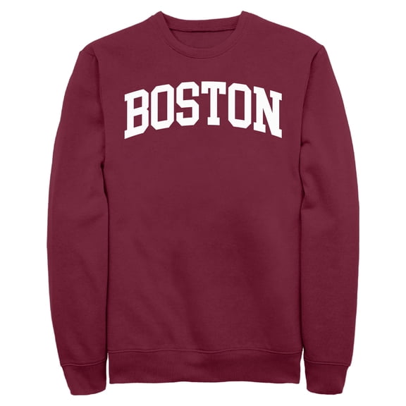 Mens Lost Gods Collegiate Boston Name Logo Sweatshirt
