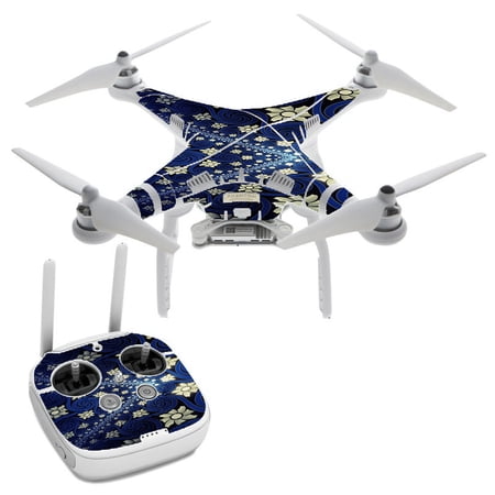 Flowers And Swirls DJI Phantom 3 Professional Skin Skins Vinyl Decal Kit