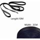 thumbnail image 2 of Adjustable 5m 10m 15m Long Dog Leash for Training Small to Large Dogs Black, 2 of 4