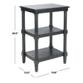 thumbnail image 5 of SAFAVIEH Cassie Amish Style Black Rectangle Wood End Table (19.8 in. W x 15 in. D x 30 in. H), 5 of 9