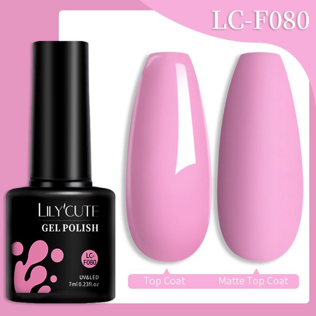 LILYCUTE-esmalte de uñas de Gel Macaron, barniz semipermanente para manicura semipermanente, Color rosa y azul, primavera y verano