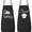 Black, variant on FASCIINO Set of Matching Sweet and Satly His and Hers Couples Aprons Valentines Wedding Bridal Anniversary Gift Cooking BBQ 2pcs