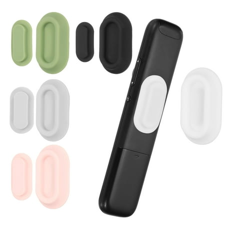 Uxcell Magnetic Remote Control Holder Wall Mount Silicone Remote Control Organizer Strong for tv Remote Control Air Conditioning 5 Pcs 5 Color