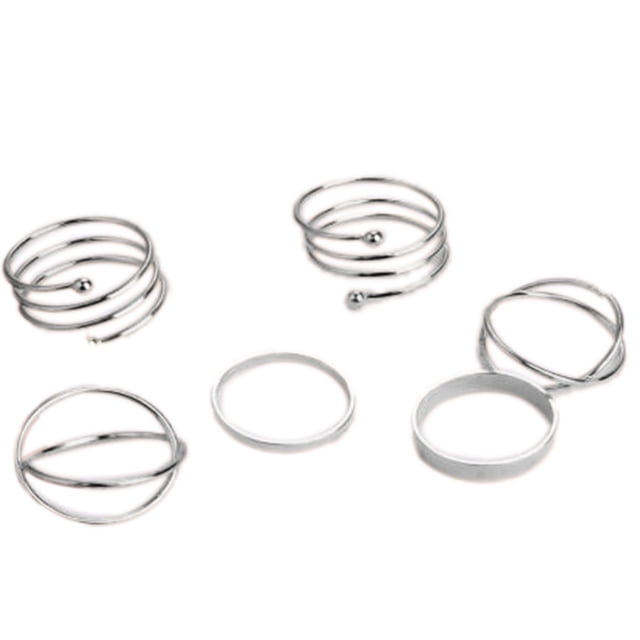 Anillos femeninos ajustables Minnieouse paquete de 6 joyería conjunta decoración de apertura