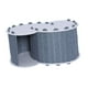 thumbnail image 5 of Cama túnel para gatos, suministros para mascotas, nido escondido para interiores, cubierta extraíble para 2 gatos Gris oscuro, 5 of 9