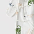 thumbnail image 5 of CAUYDY Newborn Boy Coming Home Outfits Baby Clothing 0 3 6 9 Months 1T 2T Preemie Long Sleeved Sleepers Infant Boys Romper Fall Winter Toddler Pajamas Light Green for Sizes Newborn, 5 of 6