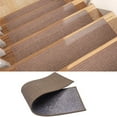 thumbnail image 6 of Stair Treads Non Slip for Wooden Steps Indoor Extra Wide Stair Tread Carpet Stairs Runner, Step Pads with Reusable Adhesive for Dogs Kids Elders,Imitation linen needle stair mat 8 X 30in, 6 of 6