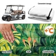 thumbnail image 6 of XYZCANDO Tropical Monstera Golf Cart Seat Cover With 4 Front Pockets - Universal Washable Non-Slip Protector For 2-Seat Golf Carts, 6 of 8