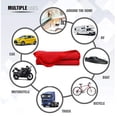 thumbnail image 6 of CarCarez Waffle Weave Microfiber Drying Towel, Red, 16 x 24 in, Pack of 6, 6 of 6