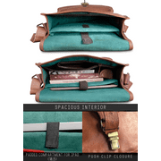 Rustic town 13 Genuine Leather Handmade Crossbody Sling Handbag for Ladies