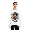 thumbnail image 3 of Fighting Tigers School Spirit Sweatshirt, Vintage Tiger Lover Pullover Gift, 3 of 6