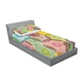 thumbnail image 2 of Ambesonne Vintage Fitted Sheet & Pillow Sham Set, Rainbow Color Geometric, Twinxl, Multicolor, 2 of 2