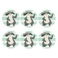 thumbnail image 2 of Balery 6 Pcs Cute Raccoonleather Coasters Set, Drink Table Cup Coasters For Living Room Kitchen Coffee Decor, 2 of 9