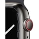 thumbnail image 2 of Apple Watch Series 7 (GPS + Celular, 45 Mm) - Caja de Acero Inoxidable Grafito - Correa Deportiva Azul Medianoche (Reacondicionado), 2 of 3
