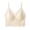 White, variant on Bixock Women's Wireless Bras Solid Color Lace Tank Top Adjustable Spaghetti Straps Beautiful Back Built In Fixe Breathable Inner Wear Bra