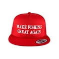 thumbnail image 2 of "Make Fishing Great Again" - Red Adult Adjustable Trucker Hat For Men And Women, 2 of 4