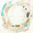 thumbnail image 2 of Goldberger, Jennifer 12x12 White Modern Wood Framed Museum Art Print Titled - Pastel Wheel II, 2 of 4