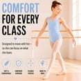 thumbnail image 3 of Dancina Tank Leotard for Girls - Soft Cotton Leotard for Toddlers & Kids - Practice Leo for Ballet, Dance & Gymnastics, 3 of 7