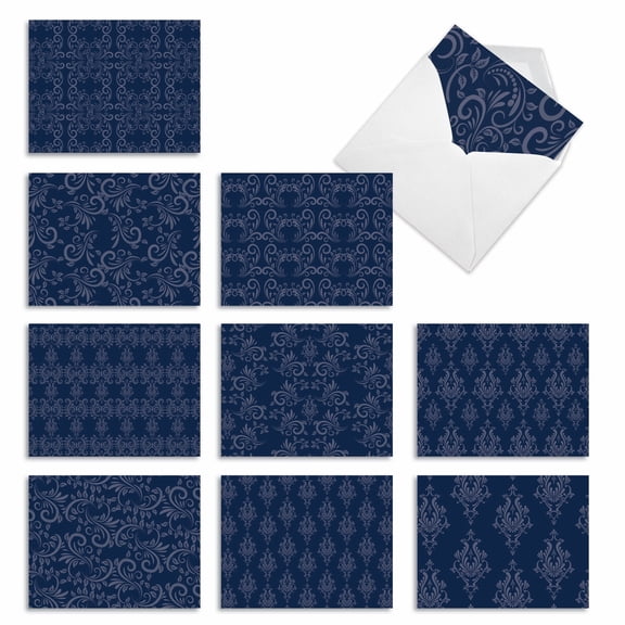 The Best Card Company 10 Assorted Thank You Notes Pack Set 4x5.12 w ...