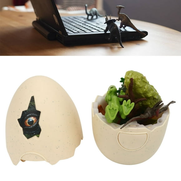 Dinosaur Egg Toy, ABS Funny Bright Colors Dinosaur Egg Hatching Toy for Gift