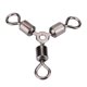 thumbnail image 5 of 20 Unids/set Durable 3 vías Pesca Giratorio Anillos Sólidos Conectores Accesorios (4#), 5 of 8