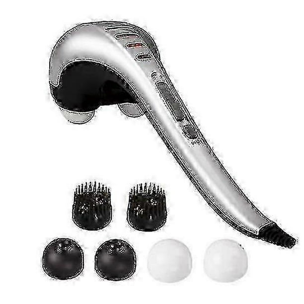 Handheld Neck Back Massager Deep Tissue Percussion Massage Compatible Shoulder, Leg, Foot, Muscles, Electric Double Head Full Body Massagers Tw