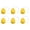 Yellow, variant on Yajisi Kids Smiley Face Walking Stilts Pink 6pcs, Thickened Plastic Stepper Toy for Balance & Coordination Training, Adjustable Rope, Max Load 110 lbs