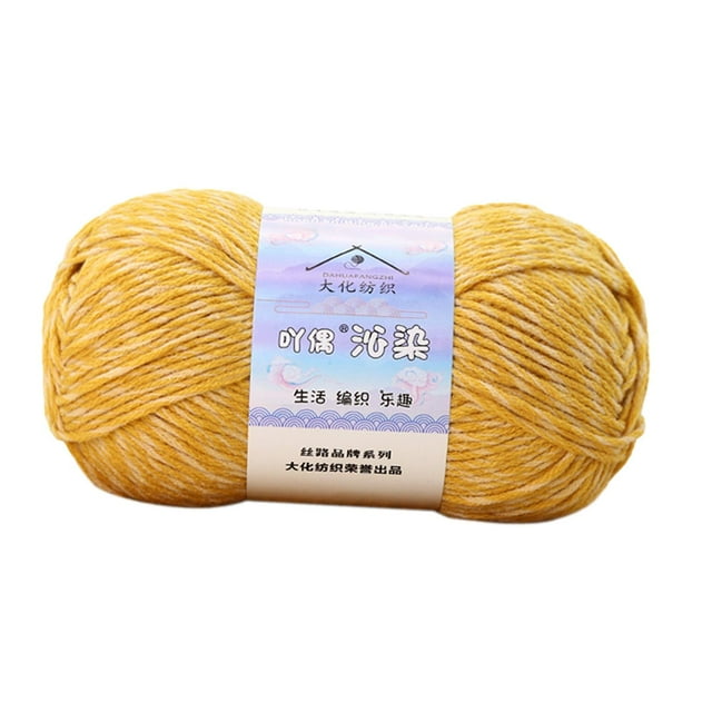 Hilo De Tejer mayimx 175M Durable Para Ganchillo Amarillo caducifolio