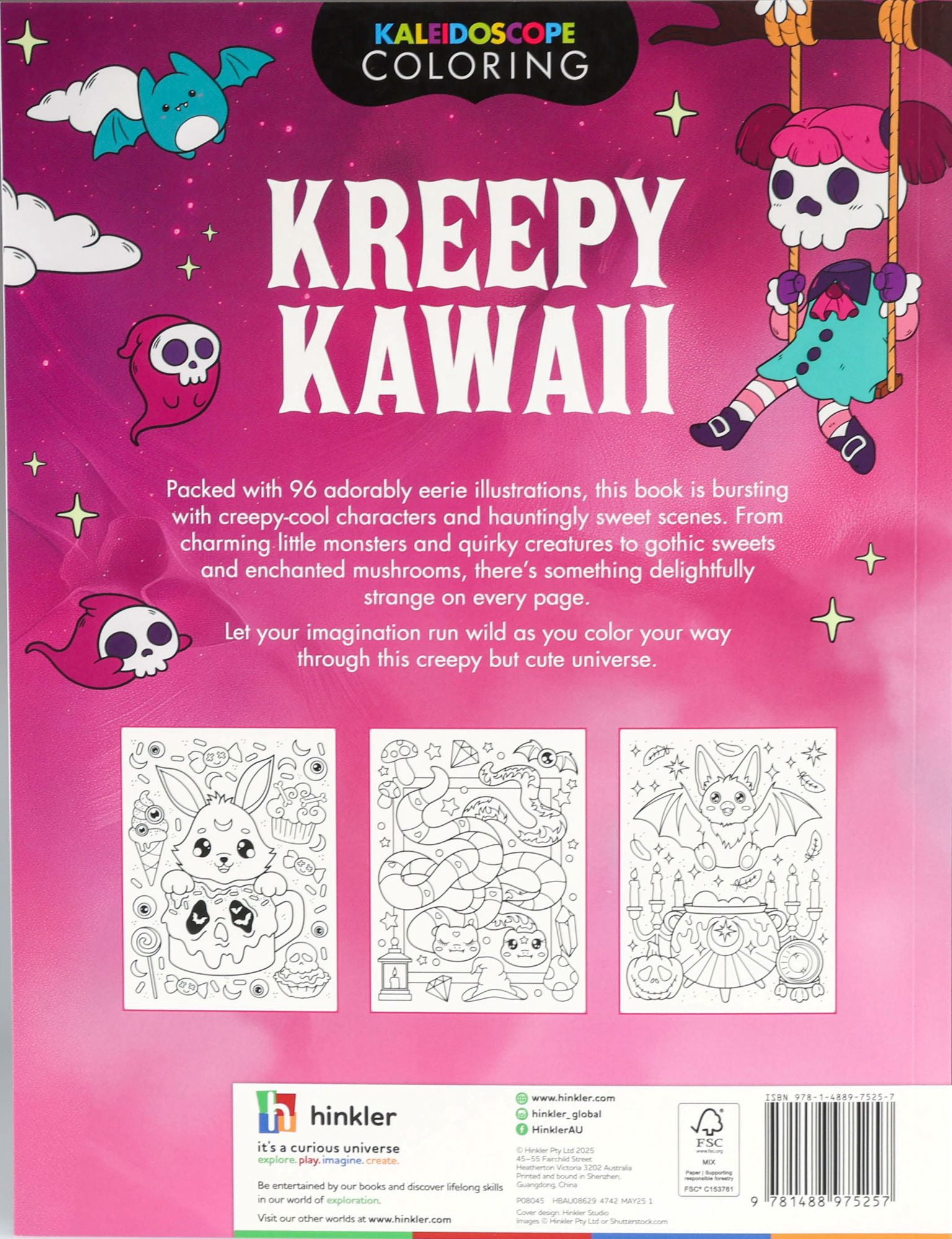 Kreepy Kawaii Coloring Book (Walmart Exclusive)