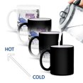 thumbnail image 4 of 3dRose, Purple Vintage Peacock, 11oz Magic Transforming Mug, 4 of 8