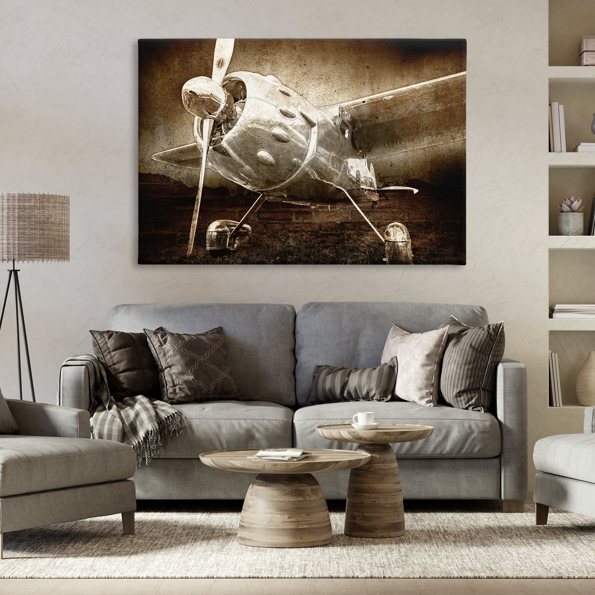 Stupell Industries Taking Flight Vintage Canvas Wall Art, design by Kim Allen