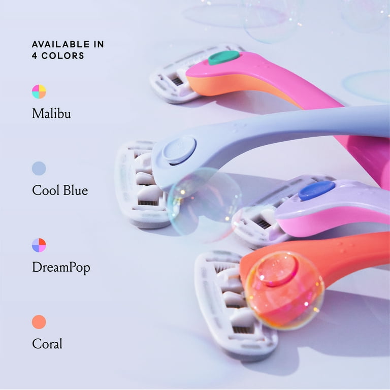 Billie Women's Razor Kit, 1 Handle + 2 x 5-Blade Refills +