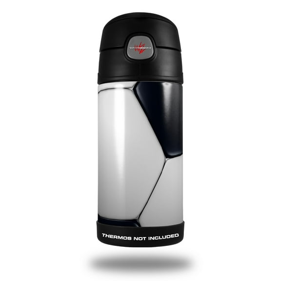 Skin Decal Wrap for Thermos Funtainer 12oz Bottle Soccer Ball (BOTTLE NOT INCLUDED) by WraptorSkinz