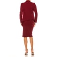 thumbnail image 4 of Women's Chic 2-Piece Suit Set - Open Front Blazer and Matching Pencil Skirt, 4 of 6