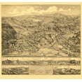 thumbnail image 2 of Bailey 21x20 Gold Ornate Wood Framed with Double Matting Museum Art Print Titled - Higganum Connecticut - Bailey 1881, 2 of 4