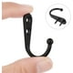 thumbnail image 4 of 10 Uds ganchos individuales ganchos de pared negros perchero negro equipado con tornillos de montaje Xemadio YQ-1966, 4 of 6