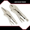 thumbnail image 5 of Hyper Tough 2-Piece Locking Plier Set with 6-1/2-inch-Long Nose and 7-Inch Curved Jaw, 5 of 13